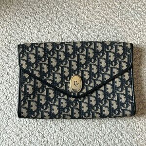 Dior Vintage Trotteur Clutch/Shoulder Bag